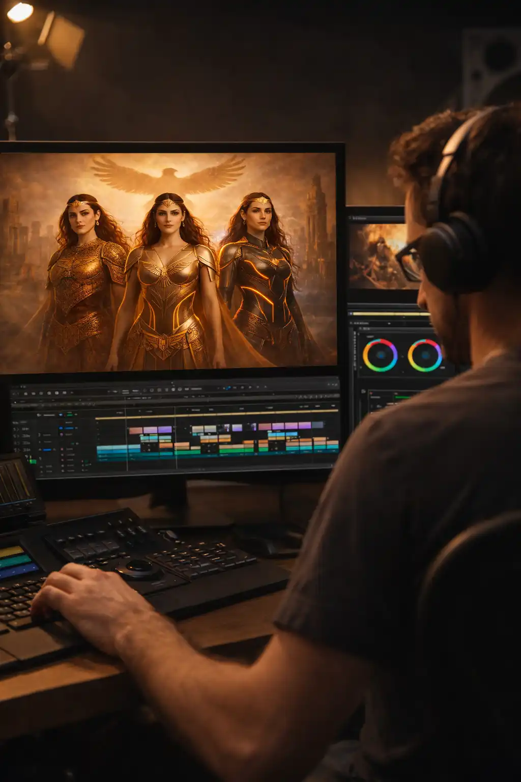 Youtab vertical poster — the studio today